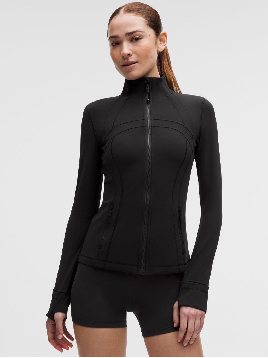 Lululemon Black Define Jacket Nulu Full Zip Size 6